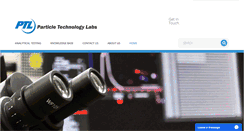 Desktop Screenshot of particletechlabs.com